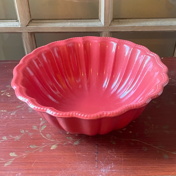 Vintage Cerutil Stoneware Large Scalloped Fluted
Serving Bowl Portugal 10.5* - Picture 10 of 16